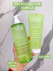 Sữa Rửa Mặt SVR Sebiaclear Gel Cho Da Dầu Nhạy Cảm - Làm Sạch Sâu, Ngừa Mụn, Dưỡng Ẩm, Hương Táo Xanh 200ml/400ml