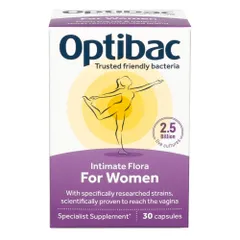 Men Vi Sinh Optibac Probiotics Tím Dành Cho Phụ Nữ - Hỗ Trợ Cải Thiện Viêm Phụ Khoa Và Nấm Vùng Kín, 30 Viên Nhập Khẩu Anh Quốc
