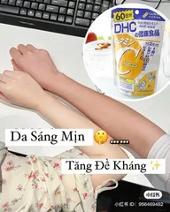 Viên uống Vitamin C Nhật Bản DHC Hỗ Trợ Sáng Da Tăng Đề Kháng