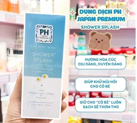 Dung Dịch Vệ Sinh Phụ Nữ PH Japan Premium 150ml - Khử Mùi, Lưu Hương, Độ pH 5 An Toàn Cho Vùng Kín