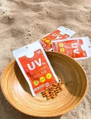 Viên Uống Chống Nắng UV Plus+ Block 100 Nhật Bản - Bảo Vệ Da, Ngăn Ngừa Tàn Nhang, 45 Viên, Chống Oxy Hóa, Dưỡng Ẩm