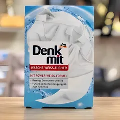 Giấy Tẩy Trắng Quần Áo Denkmit - Giúp Loại Bỏ Vết Bẩn Nhanh Chóng, An Toàn, Tiết Kiệm Thời Gian - Sản Phẩm Nội Địa Đức