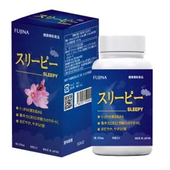 Viên uống hỗ trợ ngủ ngon Fujina Sleepy 80 viên - Giải pháp cho giấc ngủ tự nhiên, an thần, giảm lo âu, cải thiện trí nhớ, sản phẩm Nhật Bản