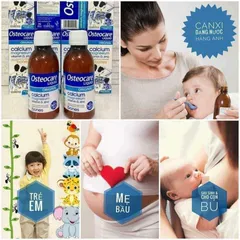 Canxi Nước Osteocare 200ml - Bổ Sung Canxi Dạng Lỏng Cho Bé Từ 3 Tuổi - Chứa Vitamin D3, Kẽm, Magie Tăng Cường Miễn Dịch