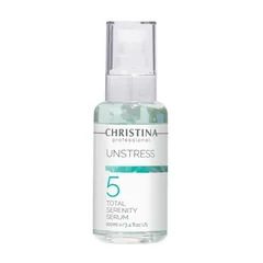 Serum Phục Hồi Da Nhạy Cảm Christina Unstress 5 Total Serenity 100ml - Tinh Chất Làm Dịu, Cân Bằng Và Bảo Vệ DNA Da