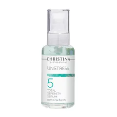 Serum Phục Hồi Da Nhạy Cảm Christina Unstress 5 Total Serenity 100ml - Tinh Chất Làm Dịu, Cân Bằng Và Bảo Vệ DNA Da