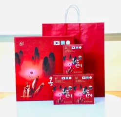 Nước Hồng Sâm Núi Chinki Hàn Quốc - Hộp 30 Gói x 50ml, Tăng Cường Sức Khỏe và Sinh Lực, Hỗ Trợ Ngủ Ngon và Tăng Cường Chức Năng Não Bộ
