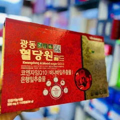 Viên uống hỗ trợ tiểu đường huyết áp Kwangdong Hàn Quốc - Giải pháp cân bằng đường huyết và sức khỏe tim mạch - 112 viên