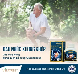 Vitatree Glucosamine 1500mg Plus Shark Cartilage - Hỗ Trợ Sụn Khớp Từ Úc - Lọ 100 Viên Chất Lượng 