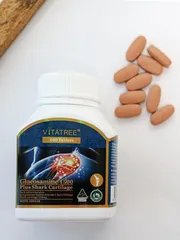 Vitatree Glucosamine 1500mg Plus Shark Cartilage - Hỗ Trợ Sụn Khớp Từ Úc - Lọ 100 Viên Chất Lượng 