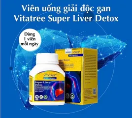 Viên Uống Thanh Lọc Gan Vitatree Super Liver Detox - Chiết Xuất Cây Kế Sữa, 100 Viên, Hỗ Trợ Sức Khỏe Gan Từ Úc