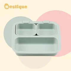 Khay Ăn Trẻ Em 3 Ngăn Nestique N-12