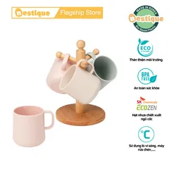 Ly Uống Nước Trẻ Em Nestique N-41 - Ly Nhựa An Toàn, Thiết Kế Dễ Thương, Ecozen, BPA-Free, Dành Cho Trẻ Từ 1-7 Tuổi, Dung Tích 200ml