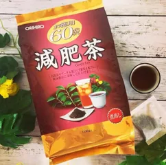Trà Giảm Mỡ Bụng Genpi Orihiro 60 Gói - Thảo Mộc Tự Nhiên Hỗ Trợ Giảm Cân và Thanh Lọc Cơ Thể Nhật Bản
