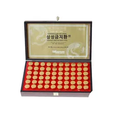 An Cung Ngưu Hoàng Hoàn Bổ Não Samsung Hàn Quốc - Hỗ Trợ Phòng Ngừa Đột Quỵ, Tăng Cường Trí Nhớ, Hộp Gỗ 60 Viên