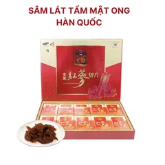 (Hàn Quốc) Nhân Sâm Thái Lát Tẩm Mật Ong Hỗ Trợ Tăng Cường Sức Khoẻ Phục Bồi Bổ Cơ Thể