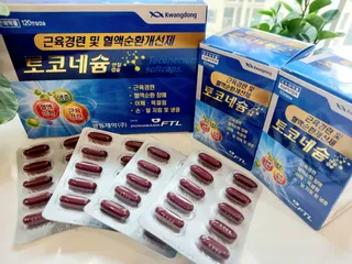Viên uống giảm đau cổ vai gáy và tê bì tay chân Kwangdong Hàn Quốc - Hỗ trợ lưu thông máu và cải thiện sức khỏe 120 viên