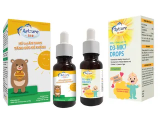 Combo Avisure Zio và D3MK7 - Bổ Sung Kẽm và Vitamin D3 Tăng Chiều Cao, Hỗ Trợ Sức Đề Kháng Cho Trẻ Em Mới Đẻ đến 19 Tuổi