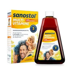 Vitamin Tổng Hợp Sanostol Số 3 Cho Bé 3-6 Tuổi, Hương Vị Trái Cây Dễ Uống, 460 ml - Tăng Cường Đề Kháng và Phát Triển Toàn Diện