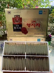Trà Nấm Linh Chi Buleebang Hàn Quốc - Lingshi Mushroom Tea 100 Gói - Hỗ Trợ Sức Khỏe, Giảm Mỡ, Thanh Lọc Cơ Thể
