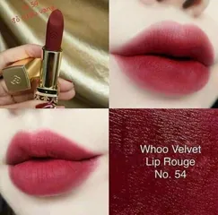 Son Nhung Lì Hoàng Cung Whoo Velvet Lip Rouge - Thỏi Son Sang Trọng, Nhiều Màu Sắc Thời Thượng