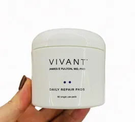 Pad Tẩy Da Chết Vivant Skincare Daily Repair Pads 60 Miếng - Tẩy Tế Bào Chết, Kiểm Soát Dầu, Cải Thiện Nền Da, Dành Cho Da Hỗn Hợp, Da Dầu