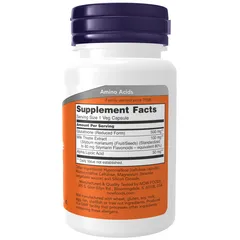 Viên uống Glutathione 500mg Nowfoods - Hỗ trợ trắng da, chống oxy hóa, tăng đề kháng - 30 viên nang cứng Mỹ