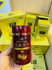Viên Đông Trùng Hạ Thảo Samsung Dong Chung Hacho Red Gold 100g - Tăng cường sức khỏe, bổ phổi, giải độc gan (2 Lọ)