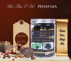 Viên Uống Giúp Trắng Da Đen Tóc Hà Thủ Ô Đỏ Phạm Gia Gold 3+ - Giải Pháp Cho Tóc Khỏe Mạnh, Da Đẹp Hồng Hào 554g