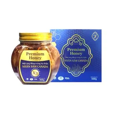 Mật Ong Đông Trùng Hạ Thảo Nhân Sâm Canada 500gr - Tăng Cường Sức Khỏe Tự Nhiên, Hỗ Trợ Sinh Lý và Năng Lượng