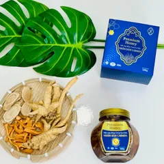 Mật Ong Đông Trùng Hạ Thảo Nhân Sâm Canada 500gr - Tăng Cường Sức Khỏe Tự Nhiên, Hỗ Trợ Sinh Lý và Năng Lượng