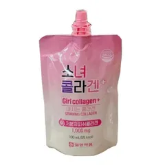 Nước Uống Collagen Girl Collagen+ Hàn Quốc Dạng Túi 100ml x 10 Túi - Giúp Đẹp Da, Trẻ Hóa, Chống Lão Hóa, Tăng Cường Độ Đàn Hồi