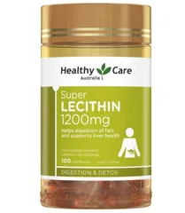 Viên Uống Mầm Đậu Nành Healthy Care Super Lecithin 12000mg - Hỗ Trợ Nữ Giới Cân Bằng Nội Tiết, Chống Lão Hóa, Tăng Cường Sức Khỏe Tim Mạch