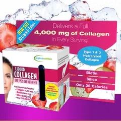 Nước Uống Đẹp Da Liquid Collagen Skin 4000 Mg - Mỹ, Giúp Tái Tạo Đàn Hồi, Cấp Ẩm, Ngăn Ngừa Nếp Nhăn, Bảo Vệ Da, 30 Tuýp