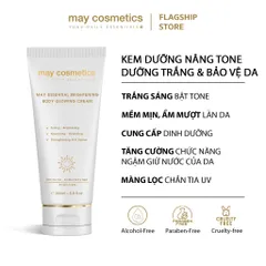 Kem Dưỡng Body May Essential Body Glowing Cream - Trắng Sáng, Dưỡng Ẩm, Chống Oxy Hóa, Bảo Vệ Da Chống Tia UV, Phù Hợp Mọi Loại Da