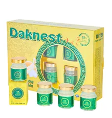 Yến Hũ Chưng Đường Phèn Daknest 25% - Thực Phẩm Bổ Dưỡng Từ Tổ Yến Thiên Nhiên, Giúp Tăng Cường Sức Khỏe