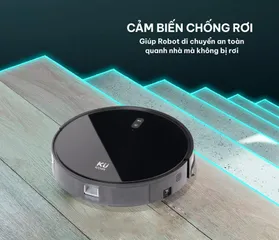 Robot Hút Bụi Lau Nhà Kuchen KU PPR2909 - Công Nghệ Thông Minh, Lực Hút 2700 Pa, Thiết Kế Gọn Nhẹ, Tích Hợp Lau Nhà Hiệu Quả