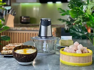 Máy Xay Thực Phẩm Đa Năng Kuchen KU DKFC1212 - Dung Tích 2.1L, Công Suất 500W, Hai Chế Độ Xay, Thời Gian Chế Biến Nhanh Chóng