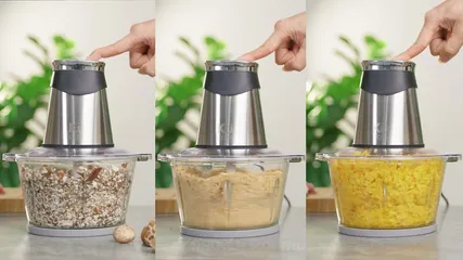 Máy Xay Thực Phẩm Đa Năng Kuchen KU DKFC1212 - Dung Tích 2.1L, Công Suất 500W, Hai Chế Độ Xay, Thời Gian Chế Biến Nhanh Chóng