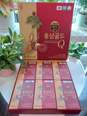 Nước Hồng Sâm Nhung Hươu Linh Chi Gold Q Hàn Quốc 30 Gói x 50ml - Tăng Cường Sức Khỏe, Hỗ Trợ Tiêu Hóa, Giải Tỏa Căng Thẳng
