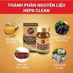 Viên uống bổ gan Hepaclean Ribeto-60 viên