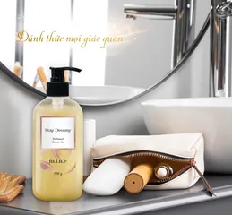 Gel Tắm Mine Stay Dreamy 500g - Sữa Tắm Hương Nước Hoa Cao Cấp, Chăm Sóc Da Mịn Màng Với Saffron và Niacinamide