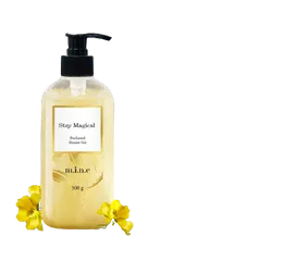 Gel Tắm Cao Cấp Mine Stay Magical 500g - Hương Nước Hoa Quyến Rũ, Dưỡng Sạch Sâu và Giúp Da Trắng Sáng Từ Niacinamide
