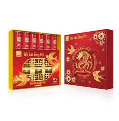 Hộp Quà Tết Yến Sào Cao Cấp Song Yến - Xuân Thịnh Vượng 2, Sức Khỏe Bền Vững, Quà Tặng Ý Nghĩa Dành Cho Đối Tác & Người Thân