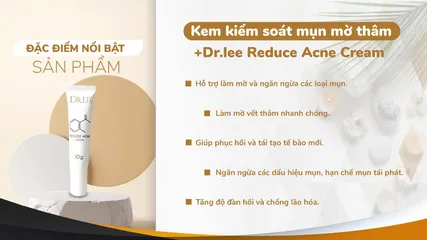 Kem Trị Mụn Cấp Tốc +Dr.Lee 10g - Giảm Mụn, Làm Mờ Thâm, Phục Hồi Da, Chất Liệu Tự Nhiên, Dành Cho Da Nhạy Cảm