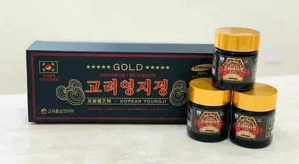 Cao Nấm Linh Chi Cô Đặc Hàn Quốc - Set 3 Lọ 120g Hỗ Trợ Sức Khỏe, Tăng Cường Miễn Dịch, Giải Độc Thân Thể