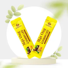 Mật Ong Chanh Leo HONECO - Thức Uống Tươi Mát và Bổ Dưỡng, Hộp 15 Gói Stick Tiện Lợi, OCOP 4 Sao Việt Nam