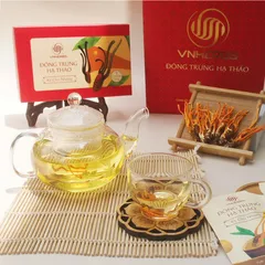 Đông Trùng Hạ Thảo Ký Chủ Nhộng Hộp Giấy 60 Con - Tăng Cường Sức Khỏe, Bồi Bổ Cơ Thể Cho Người Cao Tuổi