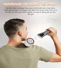 Máy Massage Cầm Tay Pin Sạc Okachi JP-620E - Thiết Bị Massage Hồng Ngoại Giảm Đau, Dễ Sử Dụng, Thích Hợp Mọi Nơi