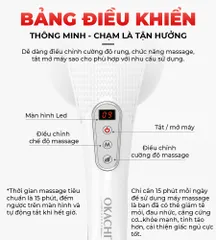 Máy Massage Cầm Tay OKACHI JP-530E - Thiết Kế Tiện Lợi, 5 Chế Độ Massage, Pin Sạc Linh Hoạt, Công Nghệ Nhật Bản, Thư Giãn Tối Đa Tại Nhà